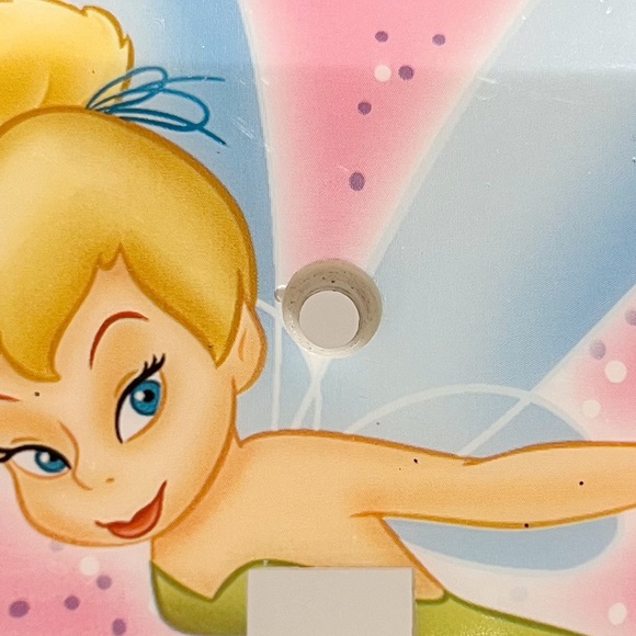 Disney Tinker Bell Light Switch Cover Peter Pan Fairy Pink Green Blue Tinkerbell - Picture 4 of 6
